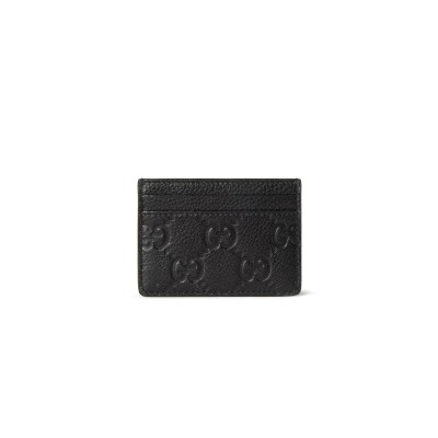 GUCCI GG EMBLEM CARD CASE 815883AAEEM1000 (10*7cm)